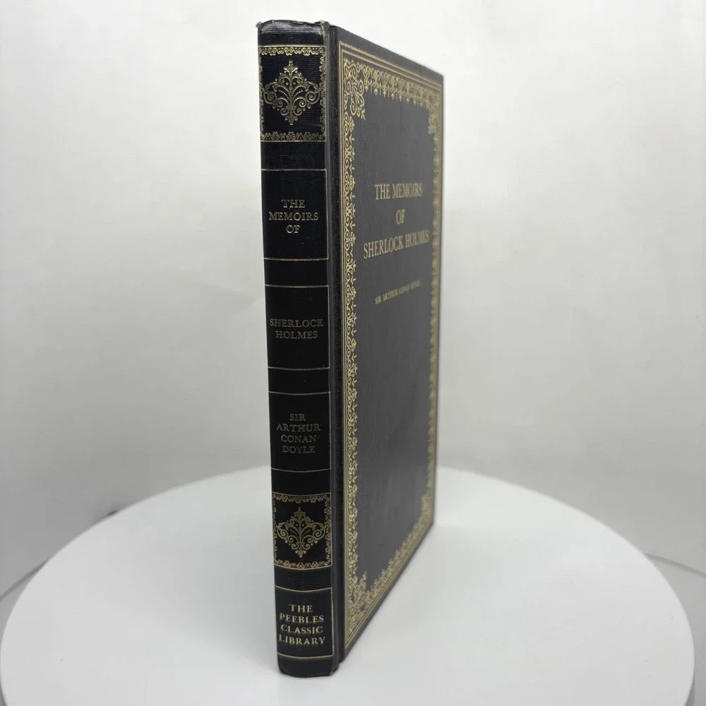 Memoirs of Sherlock Holmes Arthur Conan Doyle 1975 Peebles Classic Library Book